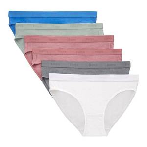 lot 2286 image: Hanes Originals Ultimate 6-Pack Girls SuperSoft Bikini Underwear, Girls, Size 12, Multi