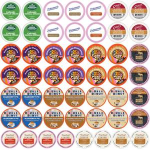 lot 2299 image: Flavored Single Serve Cups For Keurig K cup Brewers, Variety Pack Sampler (Flavored Lovers, 50)