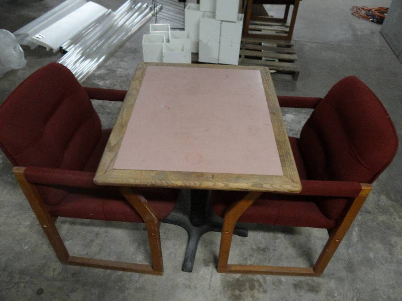 lot 2239 image: 2 Tables and 4 Chairs