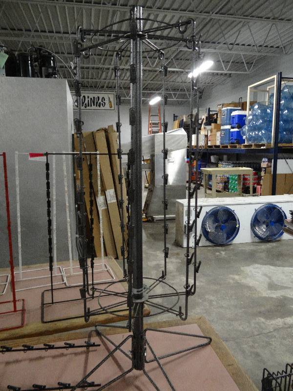 lot 2244 image: Large Display Rack with Other Display Stands