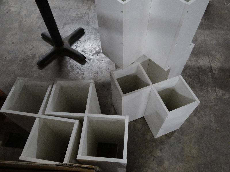 lot 2246 image: (5) Ikea Shelf Insets