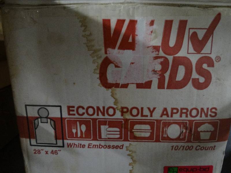 lot 2255 image: Econo Poly Aprons