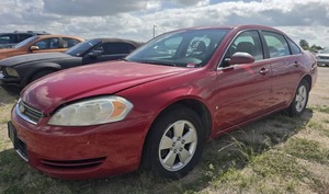 lot 13208 image: 2008 Chevrolet Impala LT, RED
