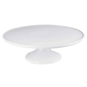 lot 1024 image: Sweese 12-Inch Porcelain Cake Stand, Round Dessert Stand, White Cupcake Stand for Parties