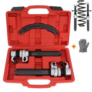 lot 1028 image: ReluxGo Coil Spring Compressor Tool Automotive 2 pcs Heavy Duty Macpherson Strut Spring Compressor Set with Safety Bracket for Car Truck ATV UTV, 2200 LB Capacity, Coil Spring Compression Tool