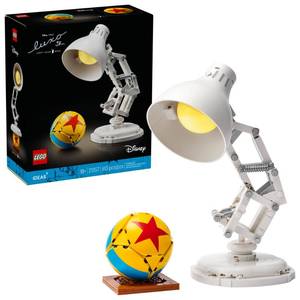 lot 1029 image: LEGO Ideas Disney Pixar Luxo Jr. - Room Decor and Building Set for Adults - Office and Desk Decor for Women and Men, Ages 18 - Brick-Built Lamp DIY Kit - Collectible Gift Idea for Movie Fans - 21357