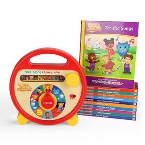 lot 1037 image: Daniel Tigers Neighborhood Interactive Electronic Take Along Storyteller with 11 books (Daniel Tigers Neighborhood Childrens Interactive Story and Song Carry Along Player With Books)