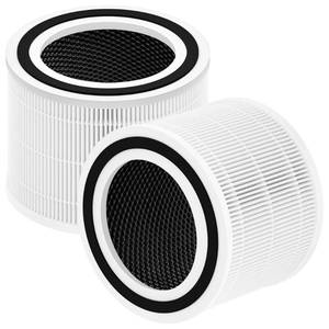 lot 1053 image: Core 300 Replacement Filter for Levoit Air Purifier Core 300-rf Core 300s, 3-in-1 Pre, H13 True HEPA, Activated Carbon Filtration System, Pack of 2