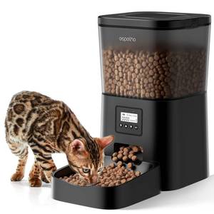 lot 1066 image: Espelho Automatic Cat Feeder- 4L Timed Cat Food Dispenser 1-6 Meals Control for Cat and Small Dog- Auto Pet Feeder with Desiccant Bag Keep Fresh for Reliable Easy Set Up and Clean- Voice Recorder