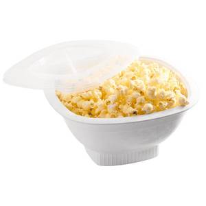 lot 1068 image: Nordic Ware Microwave Popcorn Popper, White, 12 Cup