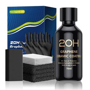 lot 2085 image: 20H Advanced Graphene Ceramic Coating for Cars (70ml) - Car Detailing Kit, 10 Years of Long Lasting Protection, Apply After Car Wash & Paint Correction, Ultra High Gloss
