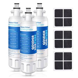 lot 2088 image: GOLDEN ICEPURE RWF1200A Replacement for LG LT700P, ADQ36006101, Kenmore 469690, Air Filter LT120F, 469918 Refrigerator LFX31925ST, LFX31945ST, LFX30766S, LFXC24726, LFXS24623 3PACK