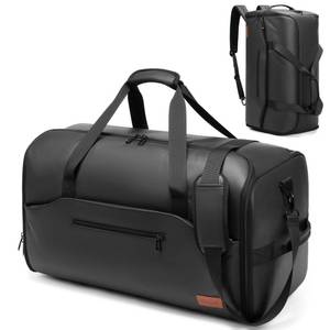 lot 2140 image: Garment Duffle Bags for Travel,Moulyan Convertible Garment Bag with Shoe Compartment,3 in 1 Waterproof Travel Suit Bag with Shoulder Strap for Men Women