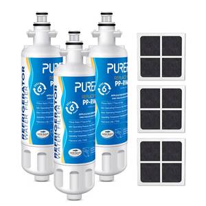 lot 2150 image: PUREPLUS 469690 LT700P Replacement for LG Kenmore Elite 9690, ADQ36006102, ADQ36006101, LFXS30766S, LFX28968ST, LFX31925ST, LFX31945ST, RWF1052, LT120F, Refrigerator Water and Air Filter Combo, 3Pack