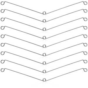 lot 2157 image: OIIKI 10Pcs Recessed Lighting Springs Clips Recessed Lighting, Torsion Spring Clips Metal, Recessed Light Covers Trims for Recessed Lighting Accessories