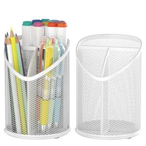 lot 2181 image: Delifox 2 Pack Pen Holder Pen Organizer (White)
