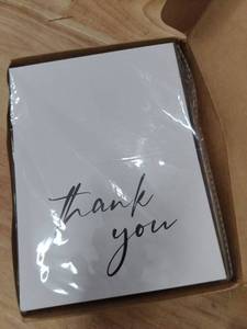 lot 2241 image: Box of thank you cards