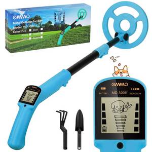 lot 5204 image: OMMO Metal Detector, Adjustable 27.5��-37.8�� Metal Detector for Kids with Intuitive LCD Display, Lightweight Kids Metal Detectors with 6�� Search Coil for Exploration Hiking