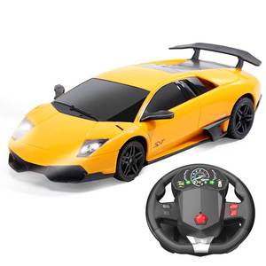 lot 5231 image: HOLYFUN Remote Control Car for Boys, 2.4Ghz Hobby RC Race Car Toys with LED Lights, Ideal Gift for Kids and Adults