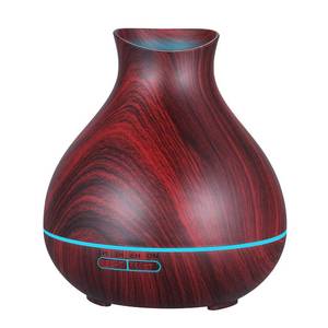 lot 5241 image: BZseed Aromatherapy Essential Oil Diffuser 550ml 12 Hours Wood Grain Aroma Diffuser with Timer Cool Mist Humidifier for Large Room, Home, Baby Bedroom, Waterless Auto Shut-off,7 Colors Lights Changing