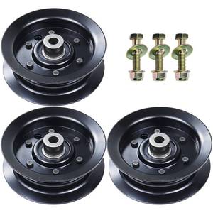lot 6334 image: BOSFLAG 3 Pack 106-2175 Idler Pulley Replaces Toro 132-9420 Flat Idler Pulley, Toro 132 9420 Flat Idler Pulley, Exmark 132-9420 Idler Pulley, Toro 106-2175 Pulley, Toro Timecutter ss5000 Parts