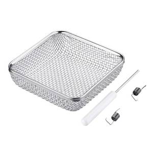 lot 6346 image: Miady RV Furnace Vent Screen, Flying Insect Bug Cover Camper Heater Exhaust Vents - 4.5x4.5 Stainless Steel Mesh Screens - Installation Tool Included