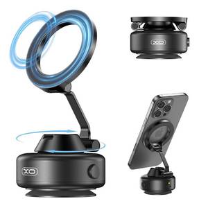 lot 6347 image: Electric Vacuum Magnetic Suction Phone Holder for Magsafe,360° Adjustable Magnetic Car Phone Mount,Foldable Portable Cell Phone Holder for iPhone 1615141312 Series (Not Charge Phone)