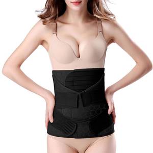 lot 6373 image: 3 in 1 Postpartum Belly Band - Postpartum Belly Support Recovery Wrap, After Birth Brace, Slimming Girdles, Body Shaper Waist Shapewear, Post Surgery Pregnancy Belly Support Band (SM, Black)