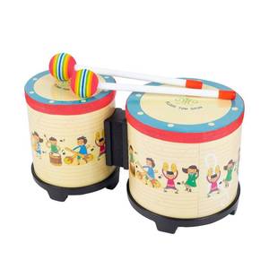 lot 6430 image: Bongo Drums for Kids 5-6 Toddler Baby Toy Drum with 2 Colorful Drumsticks Rhythm Percussion Musical Instruments for Children, Boys, Girls,Birthday Gift