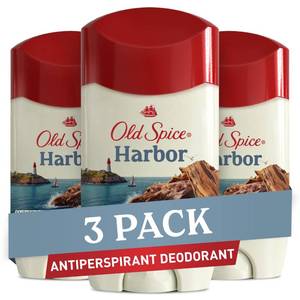 lot 6433 image: Old Spice Antiperspirant Deodorant for Men, Harbor Scent, 48 Hr Odor Protection, 2.6 oz (Pack of 3)