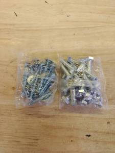lot 10254 image: Bulk Lot of ScrewsNuts and ScrewsWashers