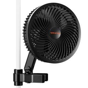 lot 11431 image: Spider Farmer Grow Tent Fan 6 with10 Dynamic Wind Speeds and 10 Level Oscillation, EC Motor, IP54 Dust & Splashproof, Auto Oscillating Clip Fan, Powerful Airflow but Quiet for Ventilation Circulation