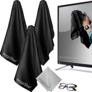 lot 12057 image: MagicFiber Extra Large Microfiber Cleaning Cloth - Premium Cloth for TV Screens, Windows, Mirrors, Glasses, Lenses, VR, Computers, Monitors, & More