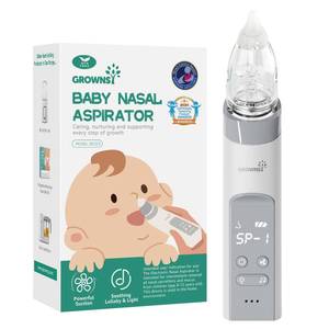 lot 12066 image: GROWNSY Nasal Aspirator for Baby, Electric Baby Nose Sucker with Larger Suction Chamber and More Powerful Suction, Automatic Nose Cleaner with Music and Light Soothing Function