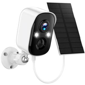 lot 12088 image: Sofiwaa Security Cameras Wireless Outdoor, 2K Battery Powered Color Night Vision Camera, PIR Motion Detection, IP66 Waterproof, Cloud StorageMic-SD, Instant Alert, 2.4GHz WiFi, Solar Camera for Home