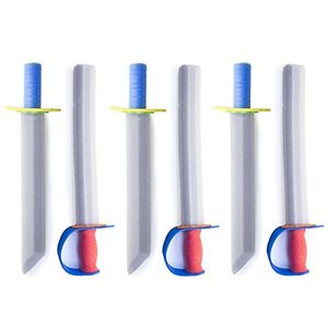 lot 12155 image: Super Z Outlet 16 Foam Prince Sword Toy Set Party Supplies (6)