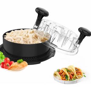 lot 12172 image: Chicken Shredder, 2025 Pro Chicken Breast Shredder Tool Twist Large, Visible Meat Shredder Machine with Widened Anti Slip Mat Fix, Suitable for Tocas, Buffalo Chicken Dip, Dishwasher Washable