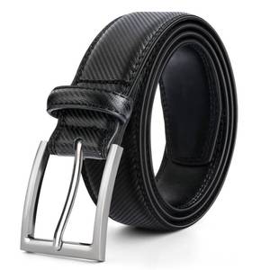 lot 16331 image: LCG LUCHENGYI Mens Genuine Leather Dress Belt Classic Casual Belt with Single Prong Buckle for Jeans Pants Work and Business