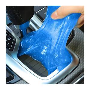 lot 16366 image: Osilly Cleaning Gel for Car, Auto Detailing Putty for Dust Removal, Universal Crevice Cleaner Automotive Interior Cleaning Slime Mud, Car Accessories for Air Vents, Keyboard, PC, Laptops (Blue)