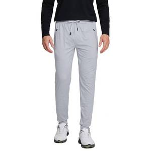 lot 16376 image: VANCAMEL Mens Golf Joger Pants Athletic Sweatpants Gym Tapered Jogger for Men Stretch Workout Track Pants with Zipper Pockets XL