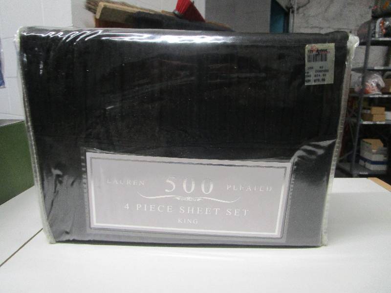 lot 2113 image: 500 thread King Size Sheet Set