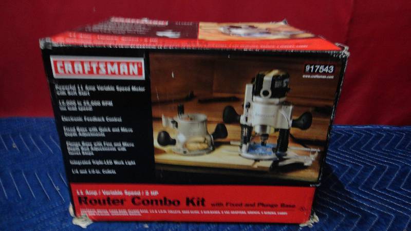lot 2012 image: Craftsman Router Combo Kit