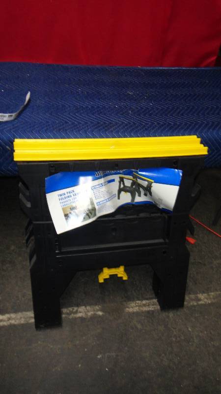 lot 2019 image: Pair of Sawhorses