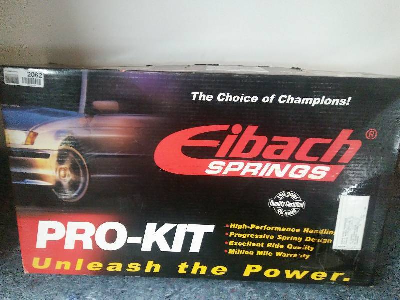lot 2062 image: Set of Eibach Springs