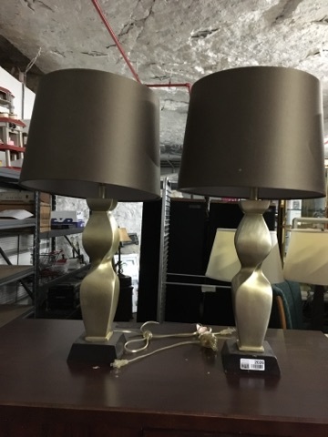 lot 2026 image: Pair of Lamps