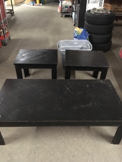 lot 2055 image: Coffee Table and End Tables