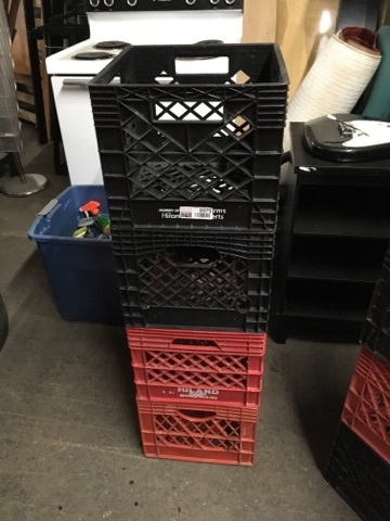 lot 2075 image: Lot of Milk Crates