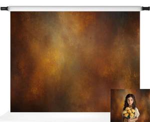 lot 14014 image: Kate Rusty Backdrops for Photography Brown Portrait Photo Backdrops Abstract Headshoot Old Master Photo Studio Props, 7x5ft