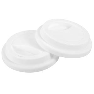 lot 14022 image: uxcell 2Pcs 3.31-3.38 Silicone Cup Lids, Drinking Lid Reusable Sealed Mug Lid for Ceramic or Glass Coffee Mug Spill-Proof, Durable Coffee Cup Covers, White