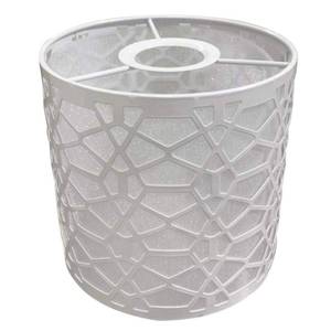 lot 14052 image: One Cover EKDJKK Metal Bulb Guard Lamp Cage for Pendant Light, Lamp Holder, White Ceiling Pendant Light Lampshade Ceiling Fan Light Bulb Covers Open Style(3)